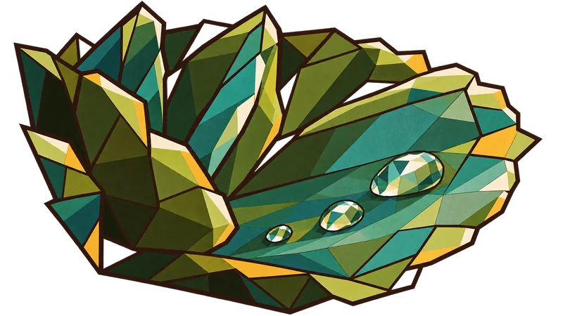 Stained-glass illustration for Genesis 6, inspired by a photograph by Christian Nartatez